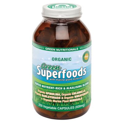 Green Nutritionals Green Superfoods 600mg 250vc